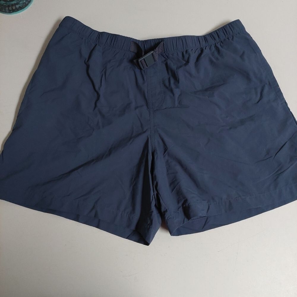 Columbia Blue Shorts Size XL Click Fit Belt Land or Water  Quick Dry Outdoor‎